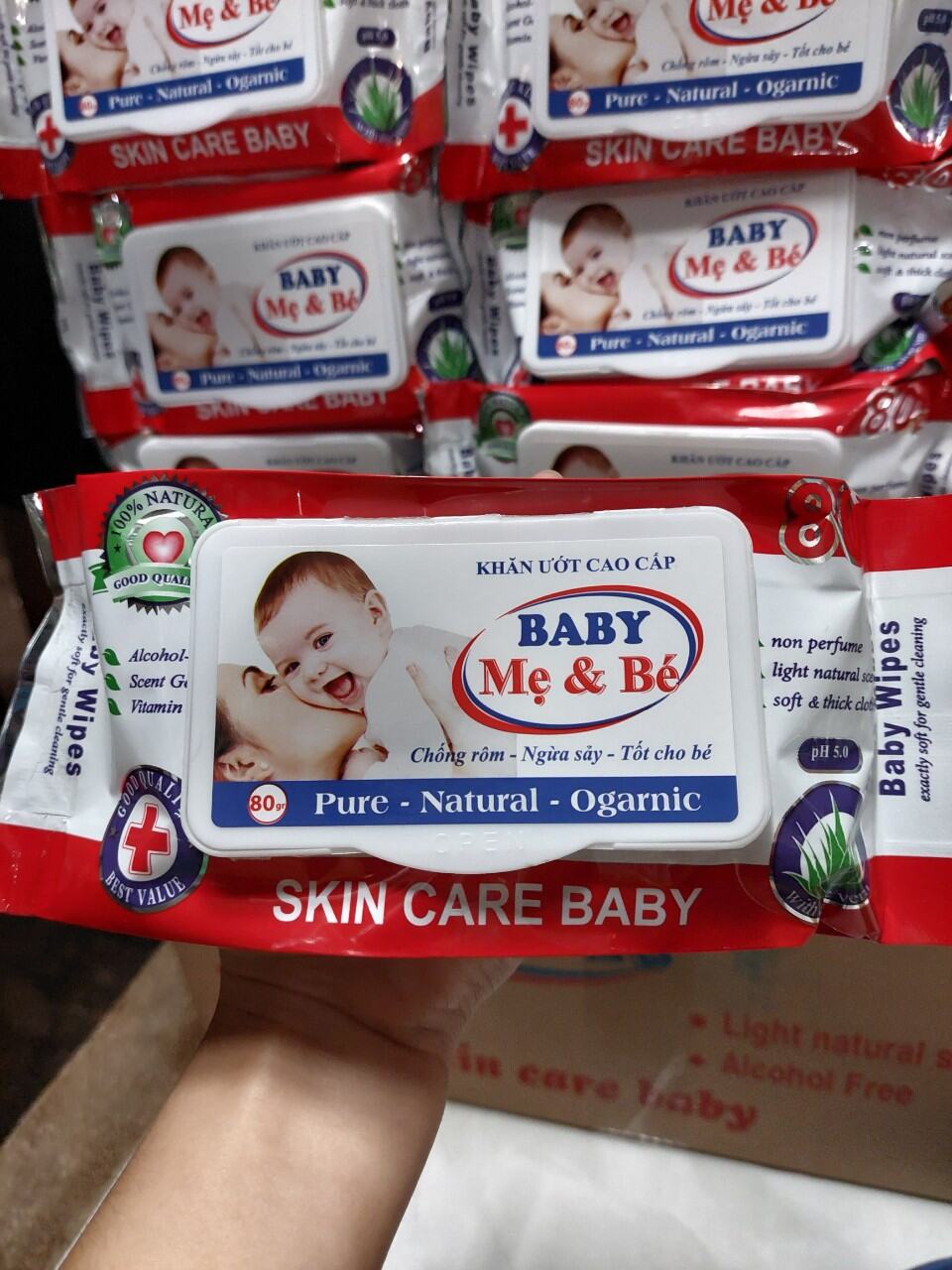 Combo 20 gói khăn ướt Baby Wipes 80g