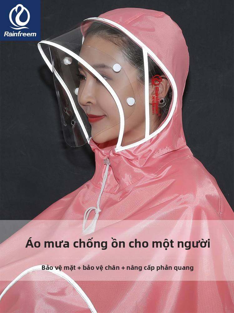 rainfreem | Áo Mưa Chống Thấm Unisex cho Xe Điện