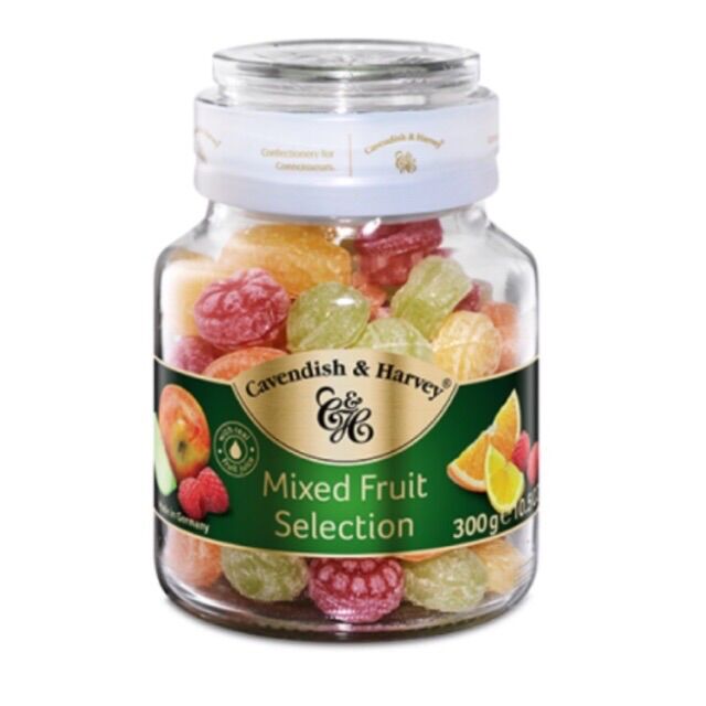 Kẹo trái cây cavendish 300 gr .xuất xứ đức