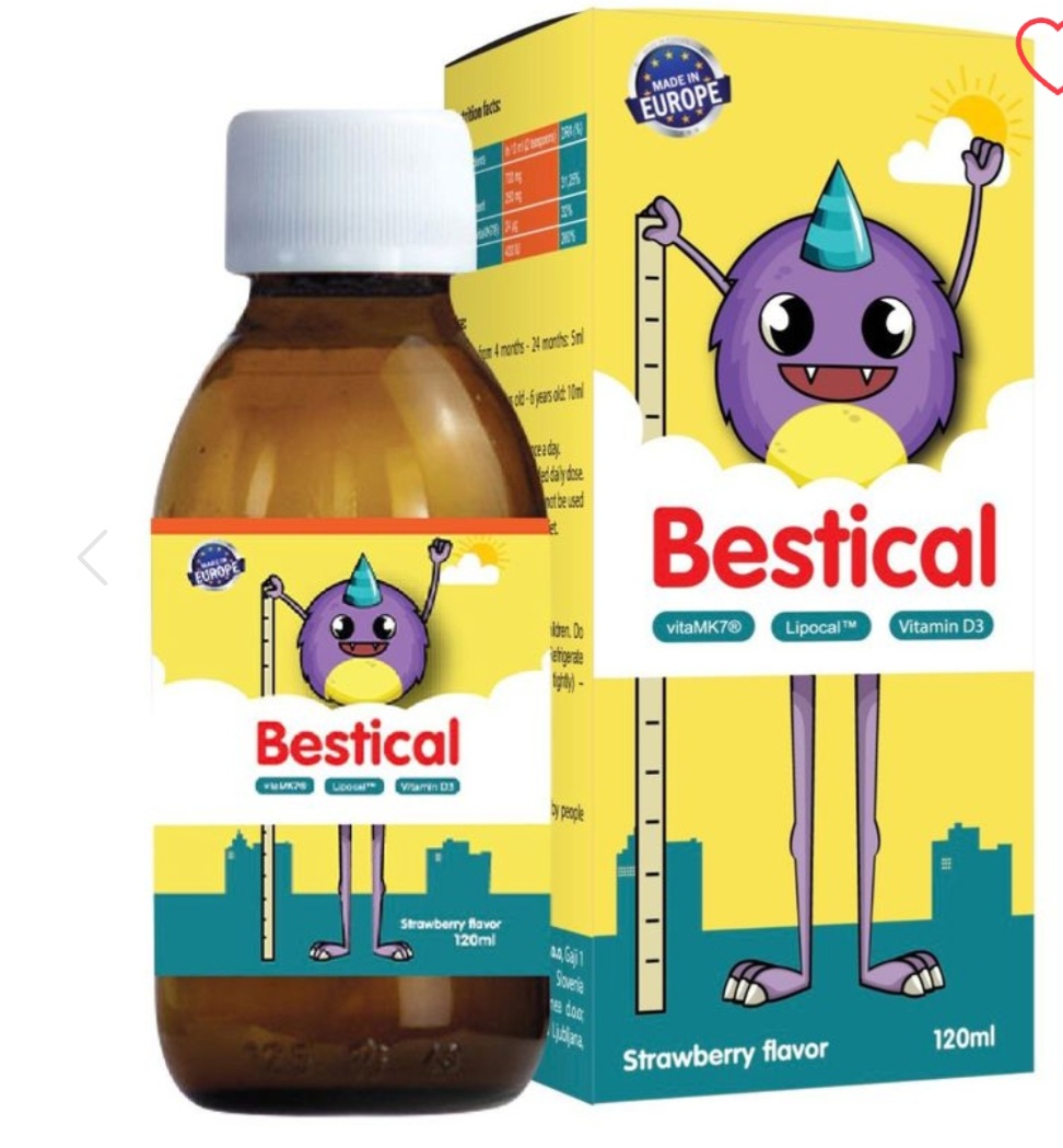 Bestical - Bổ sung Canxi cho bé giúp hỗ trợ xương và răng chắc khỏe