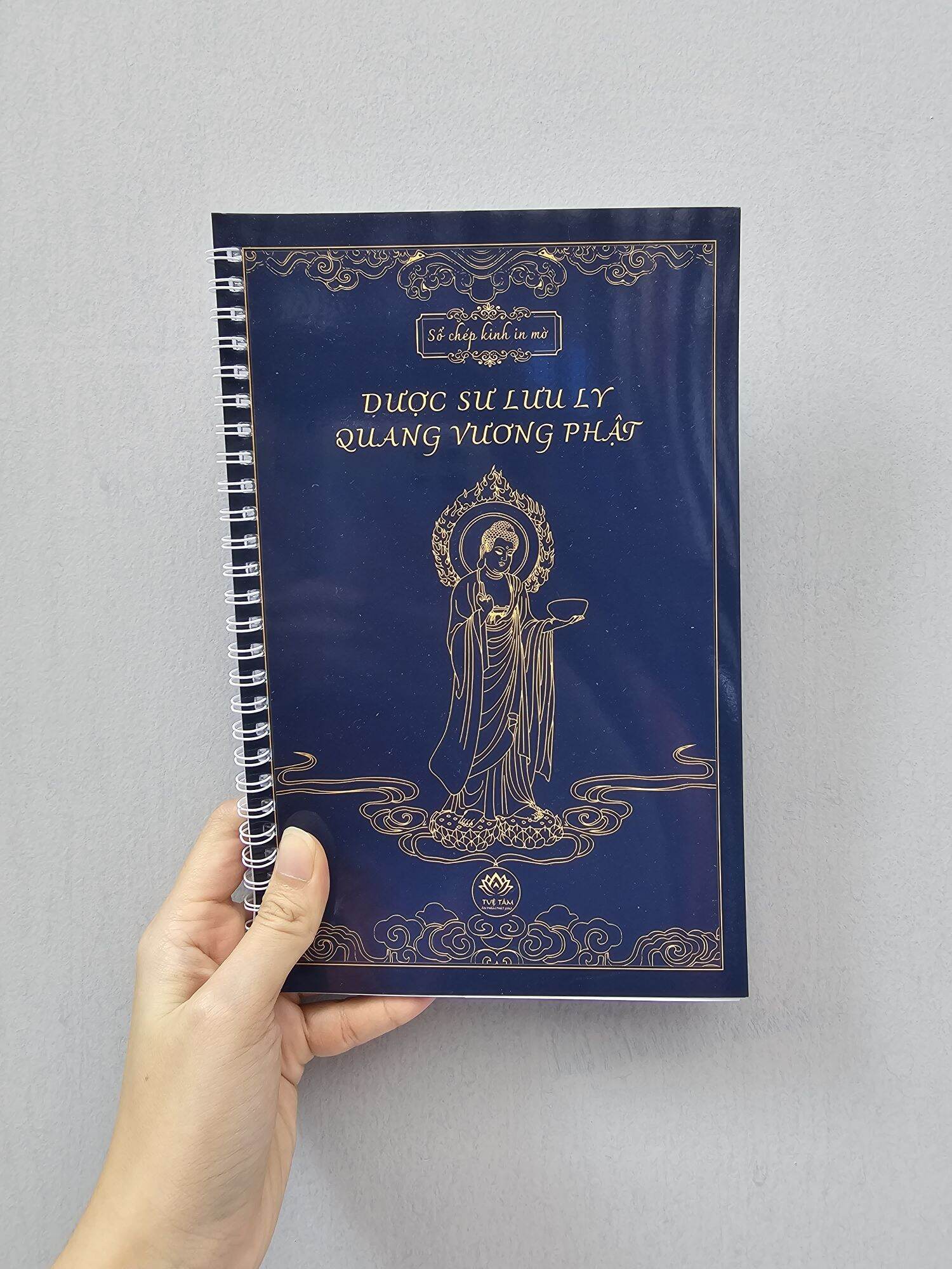 Sổ chép kinh in mờ kinh dược sư lưu ly quang vương phật