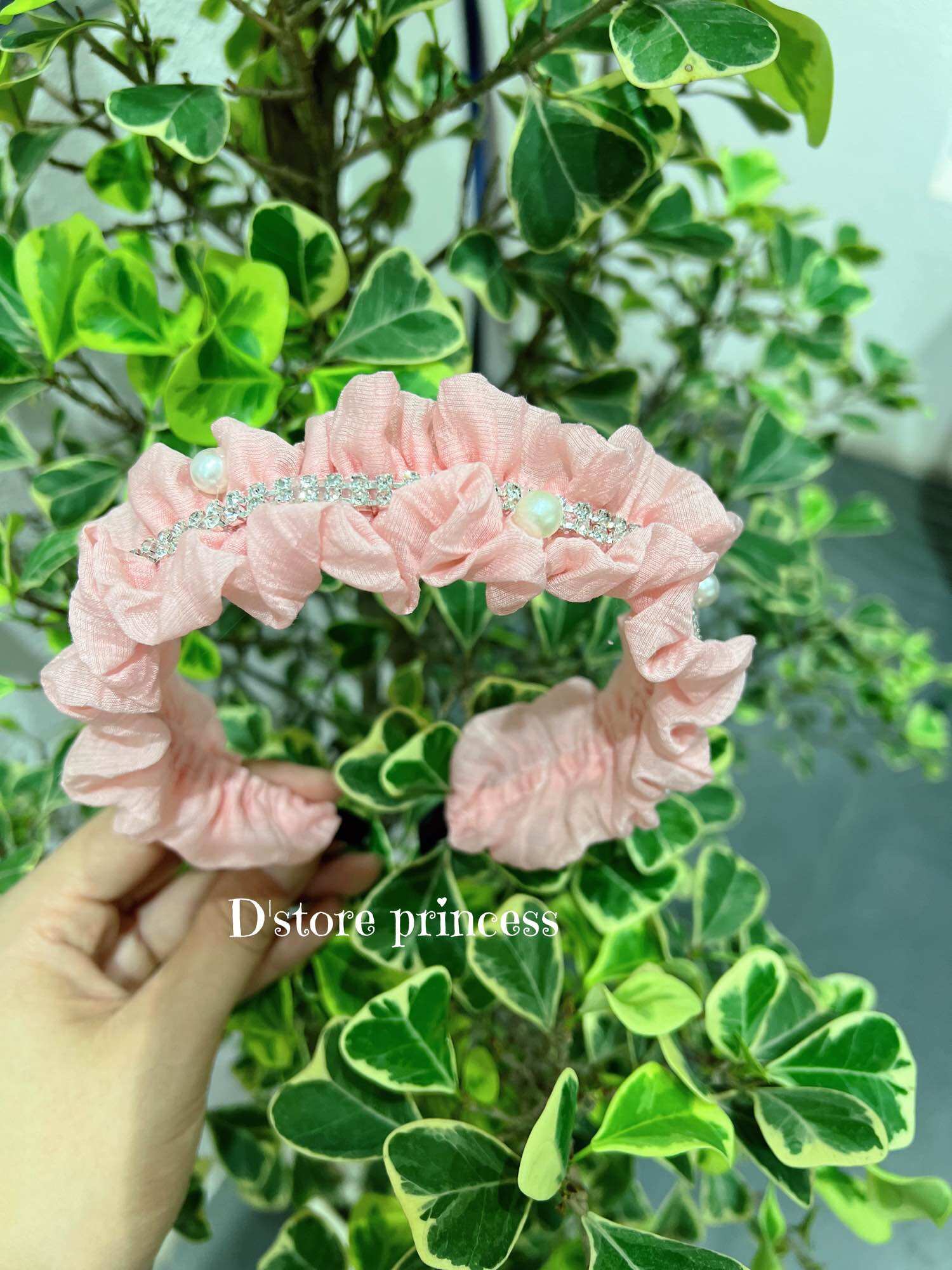 Bờm cho bé gái,bờm đính hạt và đá lấp lánh