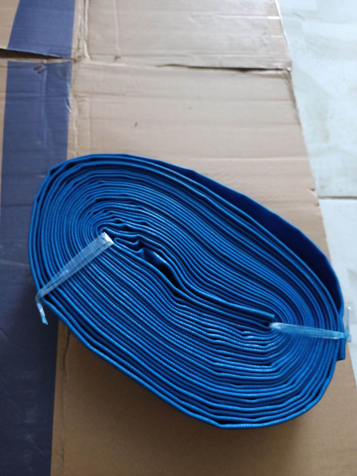 Ống bơm nước vải bạt phi 50 và phi 76 dài 20m