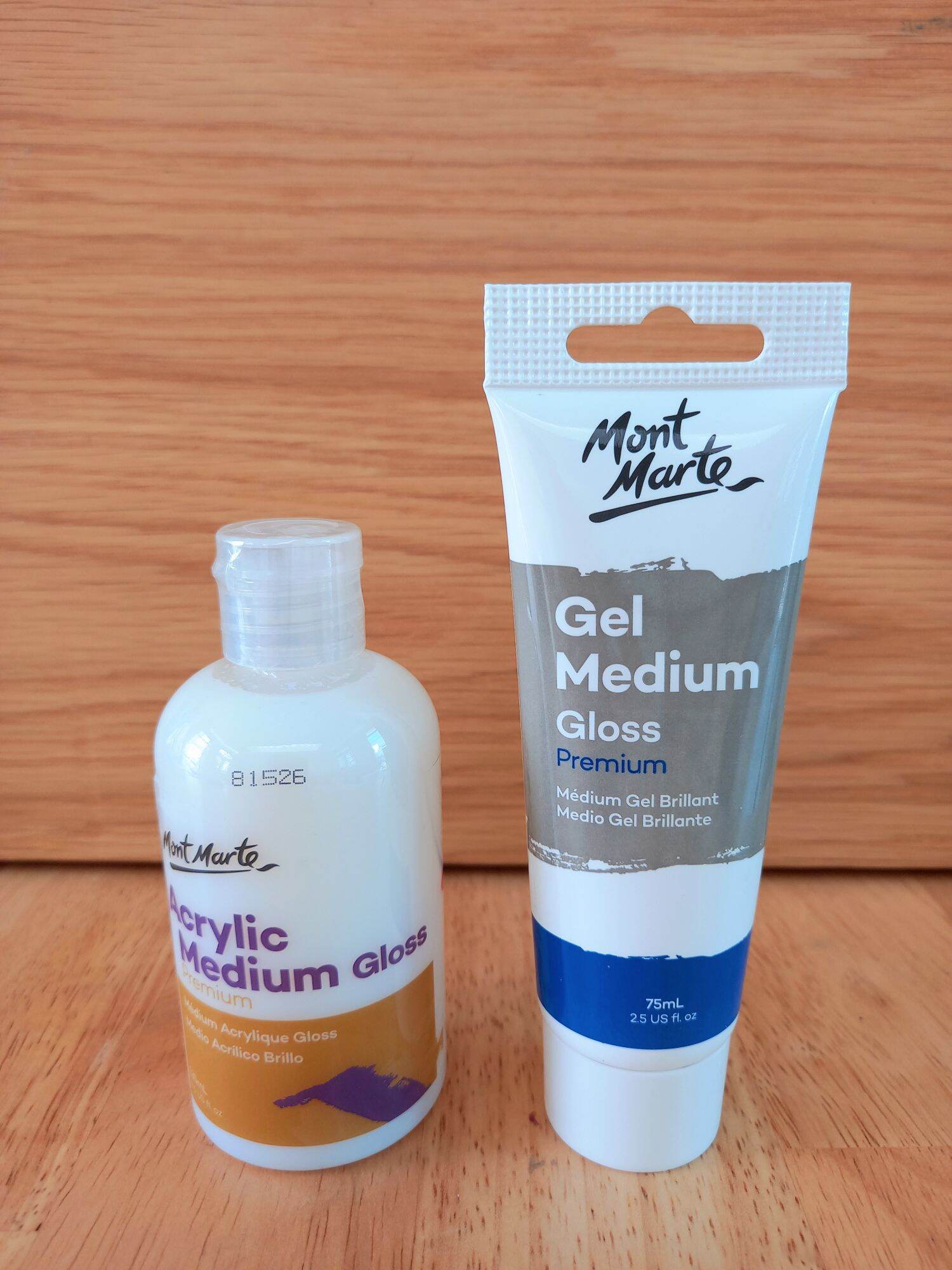 Gel Medium Gloss Mont Marte _75ml,135ml_ Dung môi pha bóng gloss Mont Marte 75ml,135ml