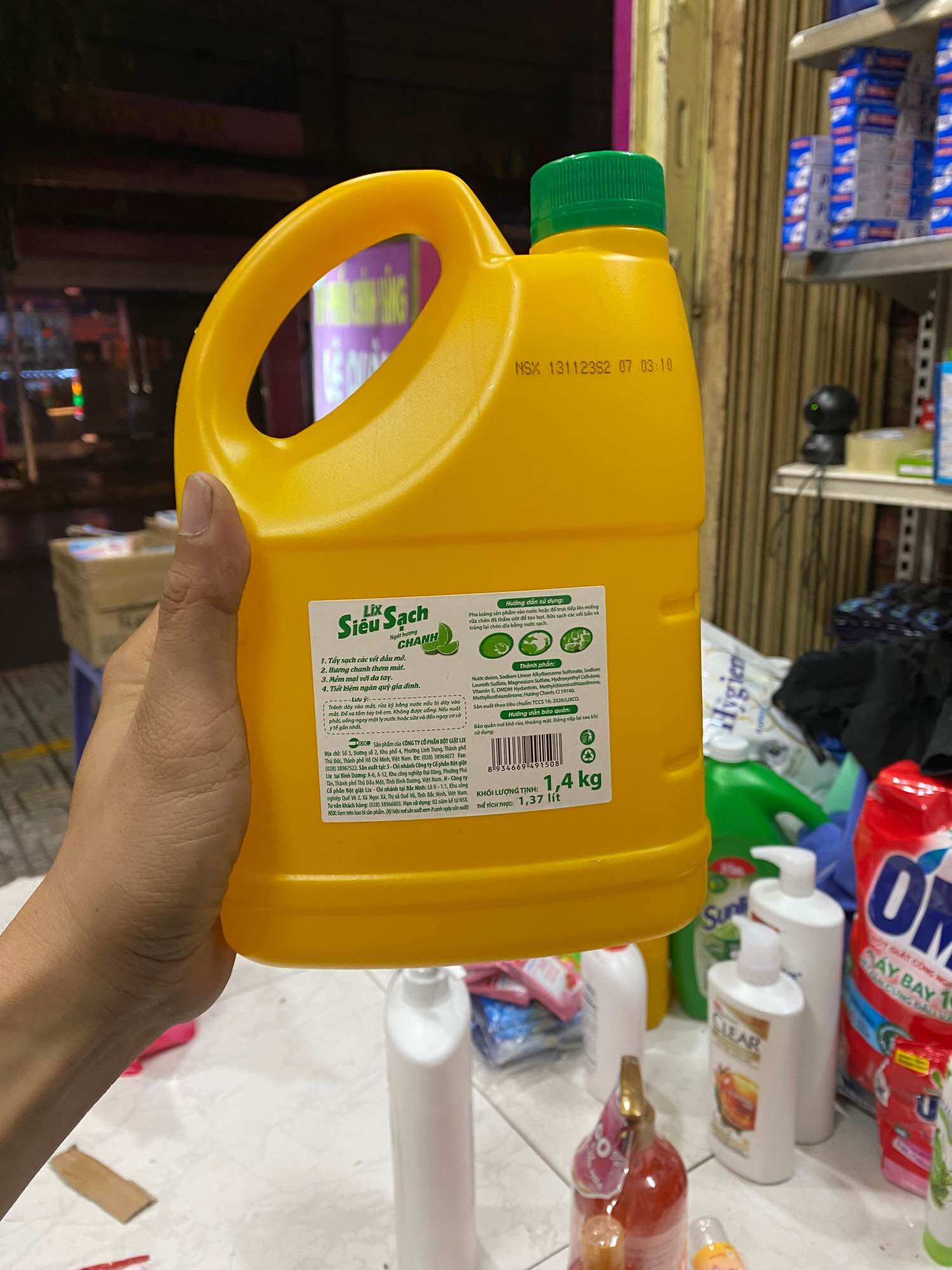 NƯỚC RỬA CHÉN LIX Siêu Sạch 3,6kg & 1,4kg