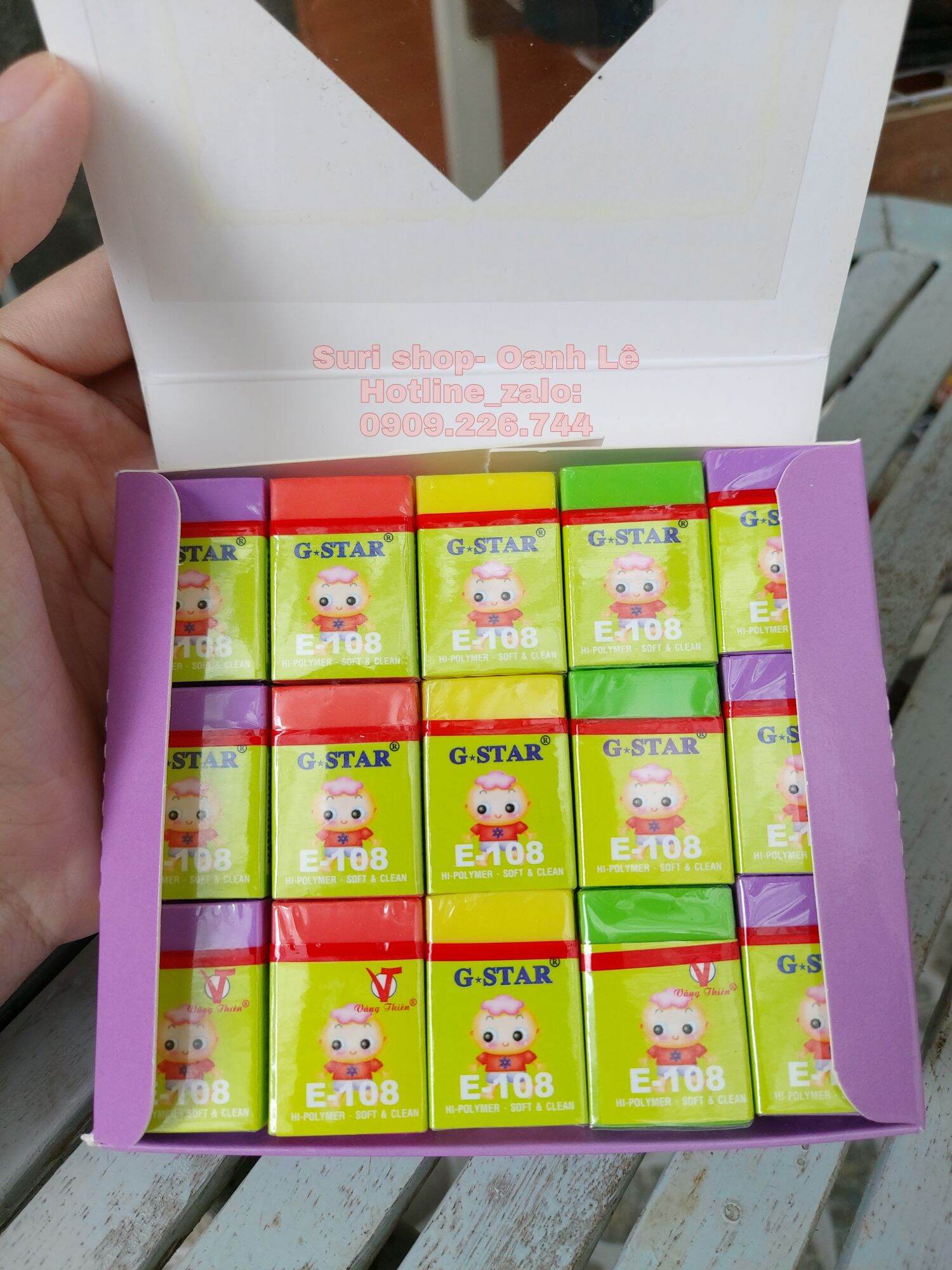 Combo 10 cục gôm tẩy Gstar
