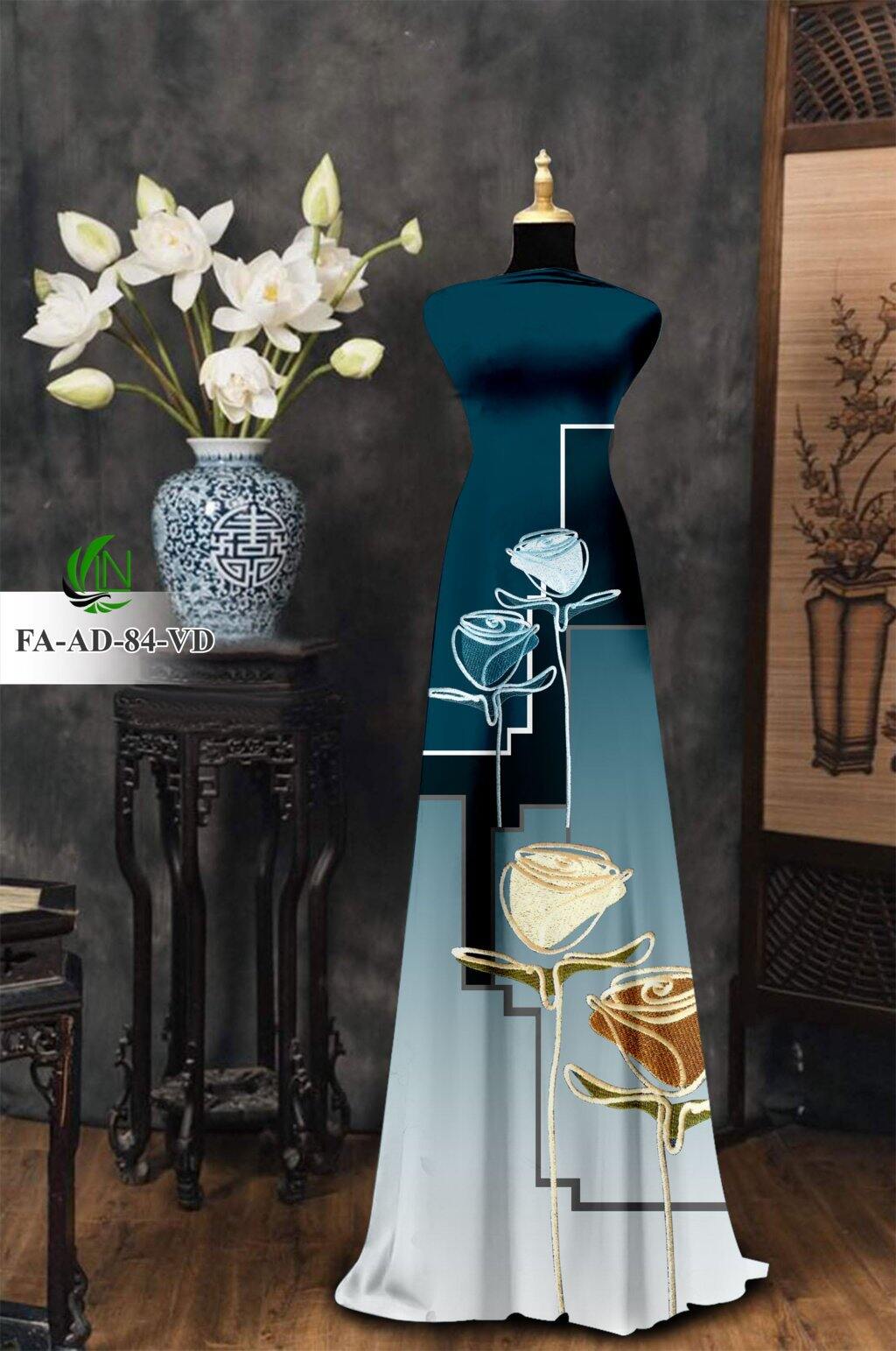 Vải Áo Dài 3D