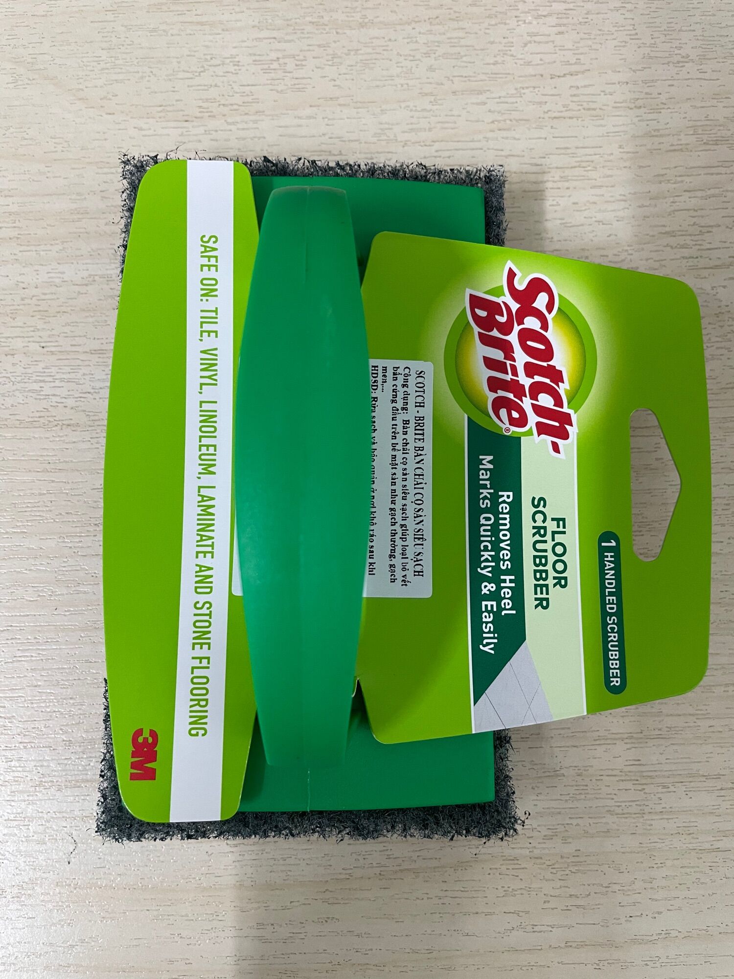 3M Bàn chải chà sàn siêu sạch Scotch - Brite cót Rai.