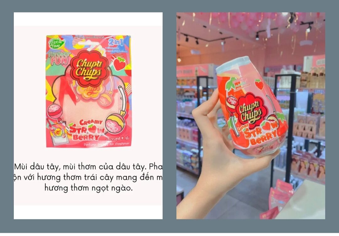 Combo sáp thơm + túi thơm Chupa Chups
