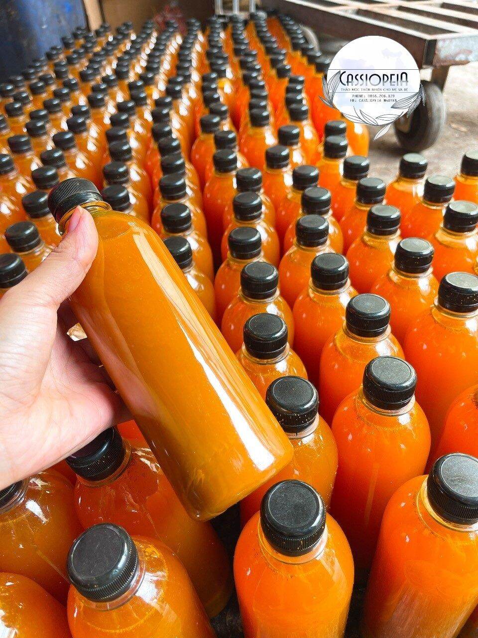 Cốt nghệ gấc hạ thổ thoa mặt