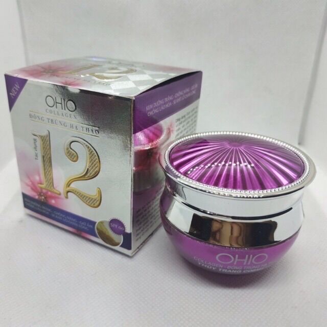 [HCM]Kem dưỡng trắng OHIO collagen 12 tác dụng 30g