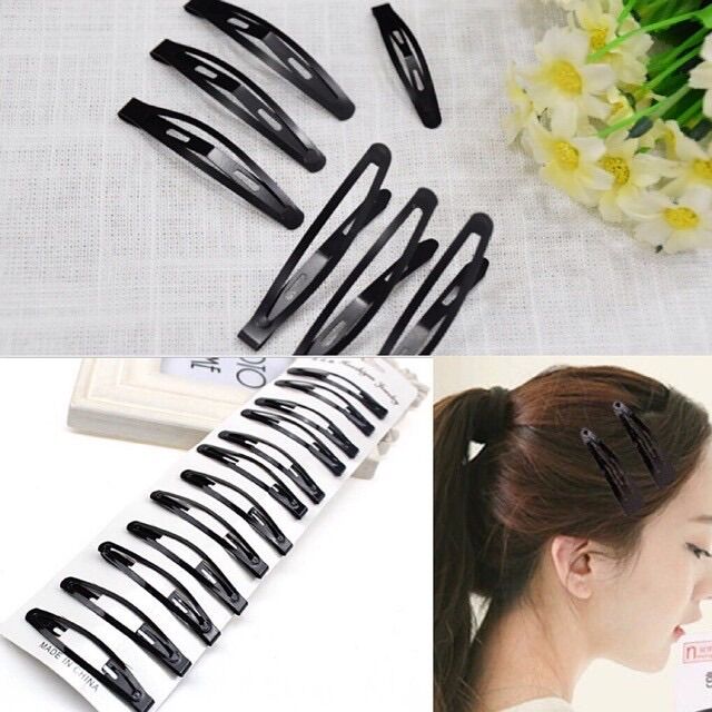 Vỉ 12 chiếc cặp tách đen