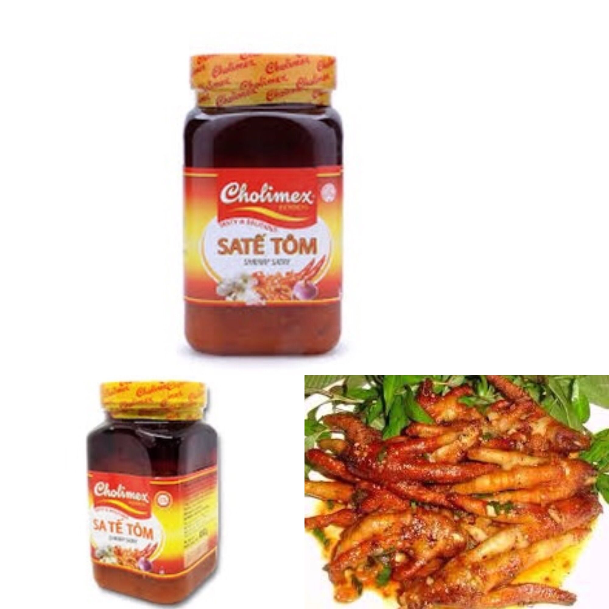 Sate tôm Cholimex hũ lớn 450g