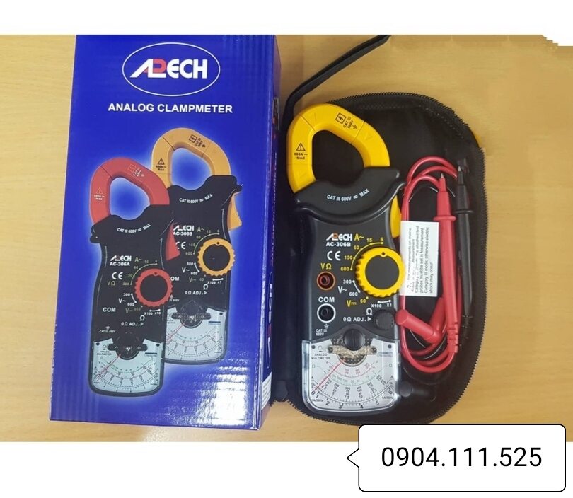 [HCM]Ampe kìm đo dòng AC APECH AC-306B (600A)