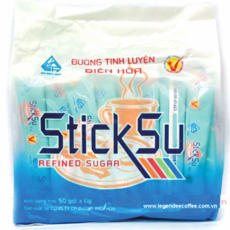 Bịch 50 Gói Đường Que Tinh Luyện BH Tiện Lợi, Vệ Sinh, Bảo Quản MTA-MART2