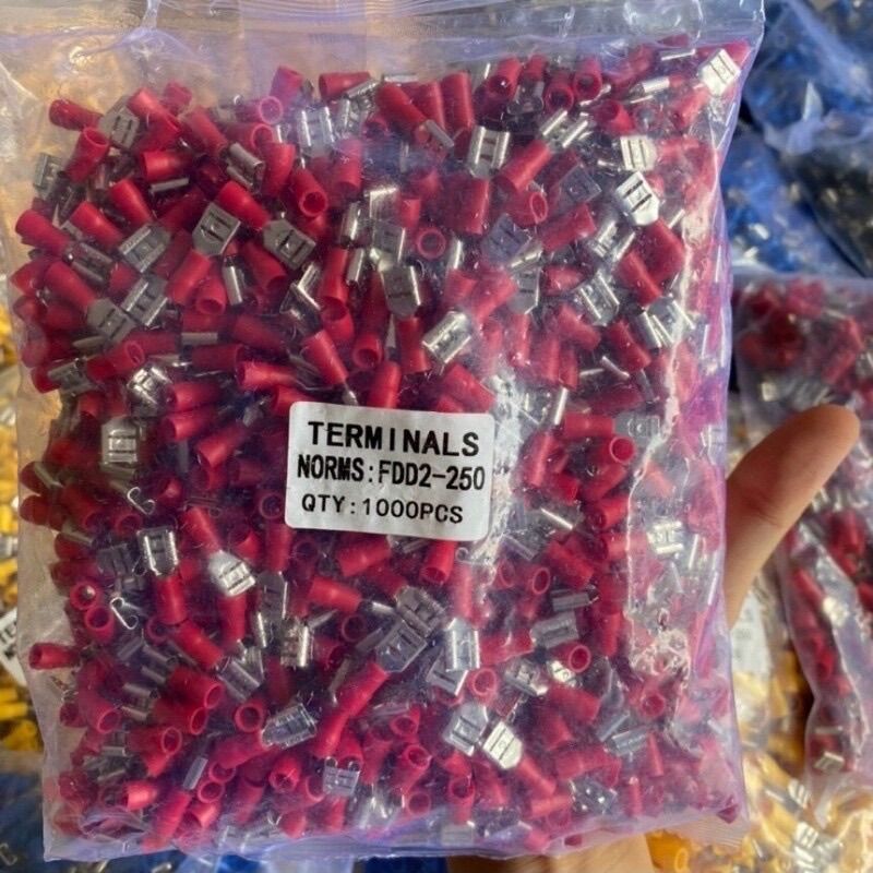 ĐẦU GHIM NỐI DÂY ĐIỆN [ĐẦU COS DÂY LOA] - ( 250cái )