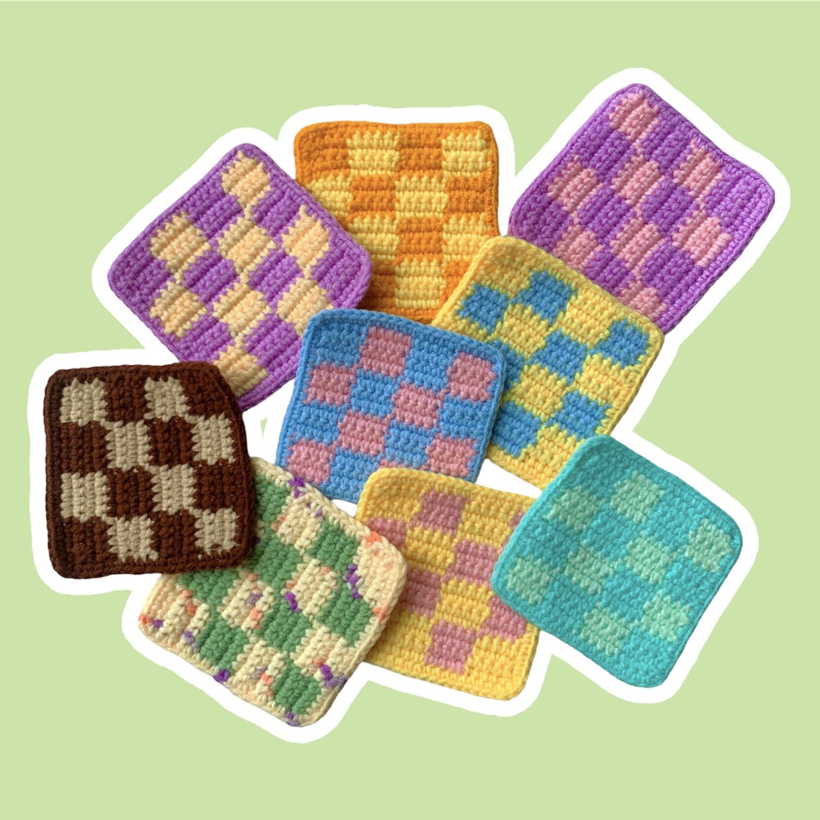 Lót ly handmade dễ thương