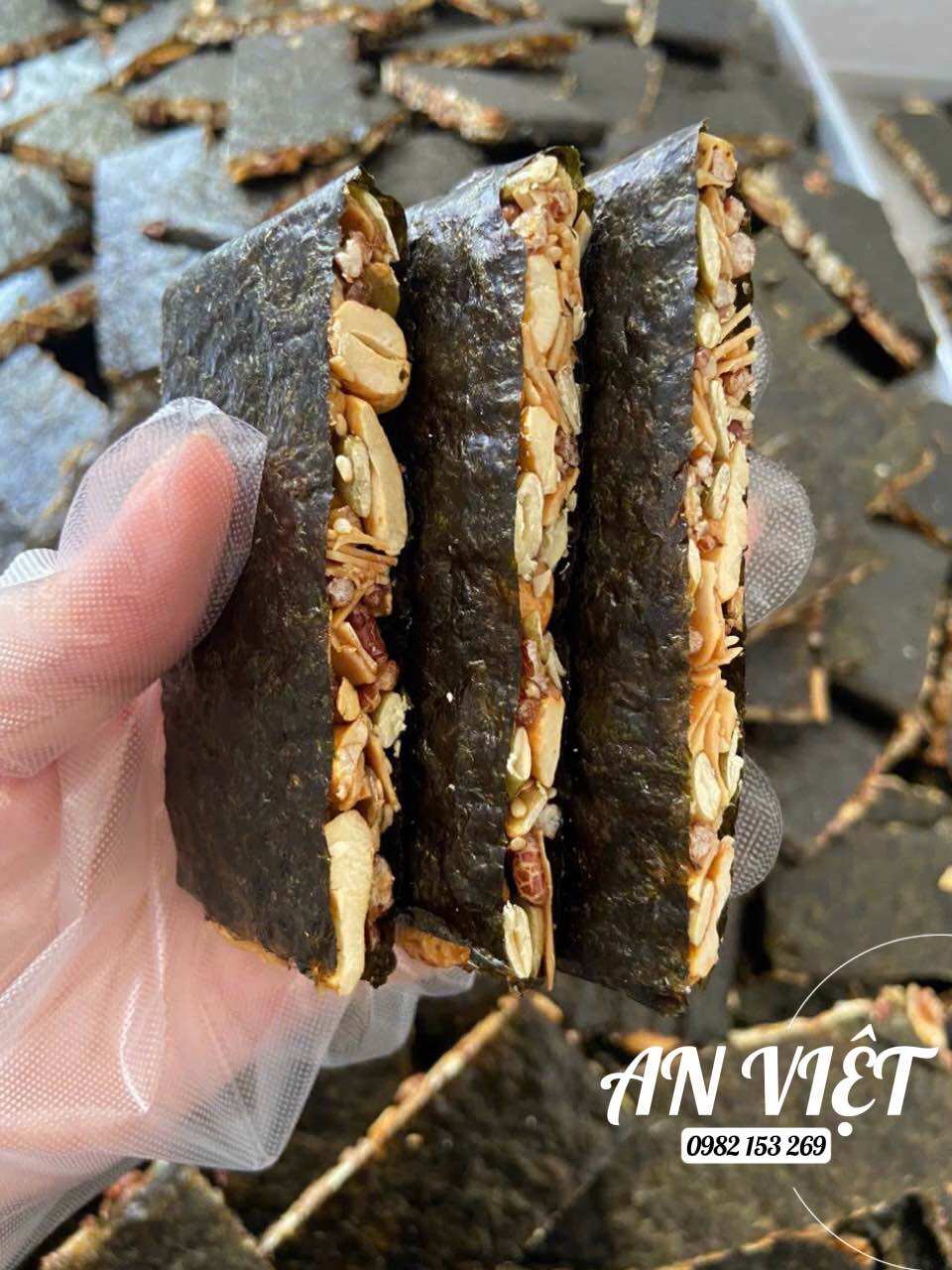 Rong biển kẹp hạt dinh dưỡng 500gr