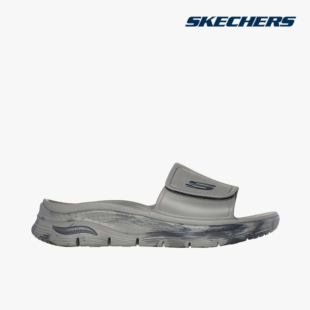 SKECHERS - Dép nam quai ngang Arch Fit 243171-GRY