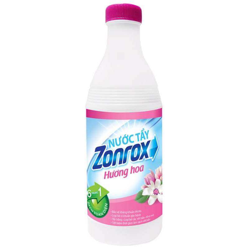 Nước Tẩy Trắng Quần Áo Zonrox 500ml