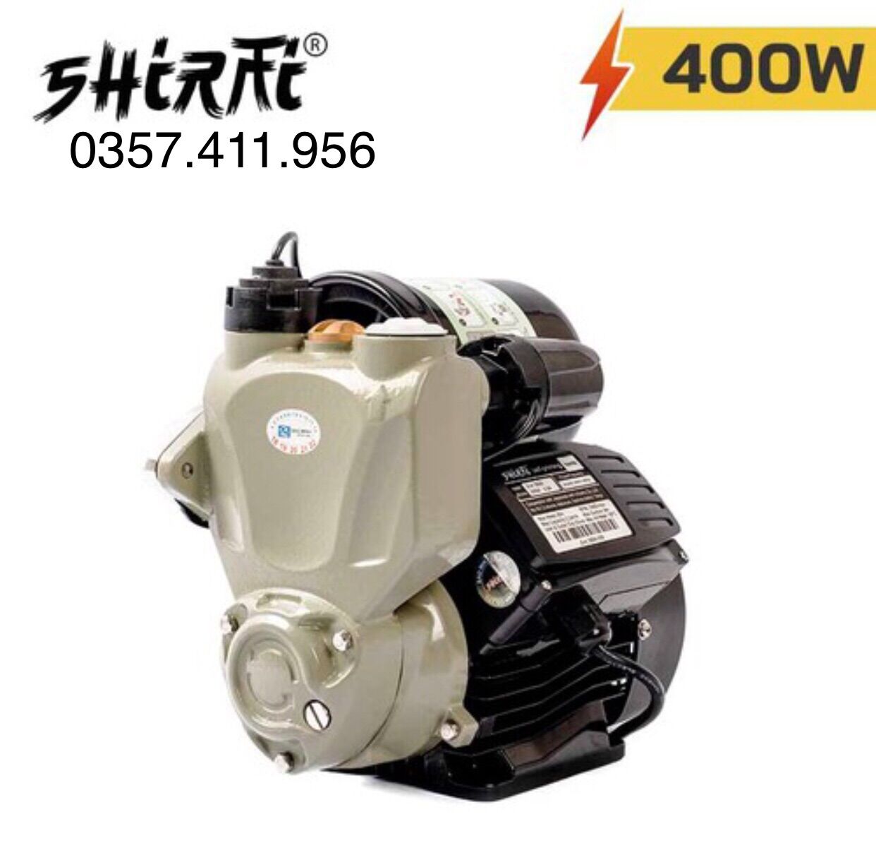 Máy bơm tăng áp điện tử shirai jlm 400a