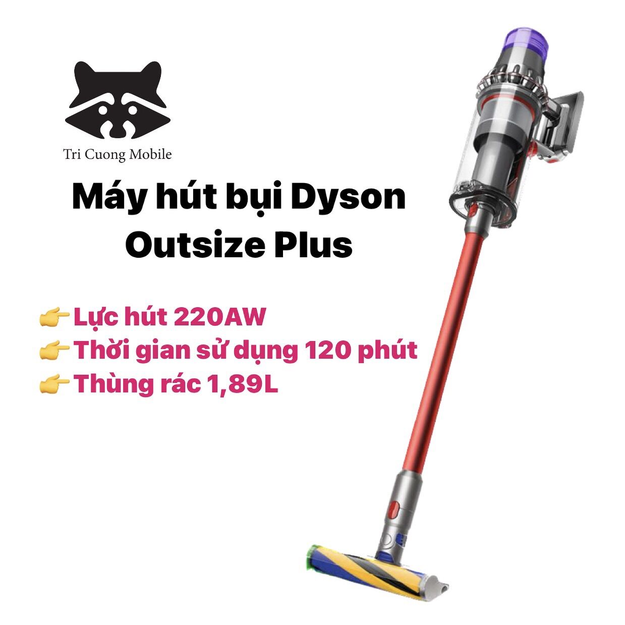 Máy Hút Bụi Không Dây Outsize plus
