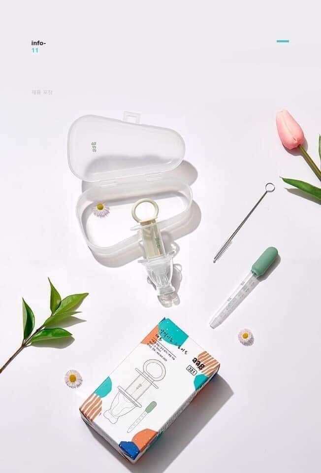 [CHÍNH HÃNG] Set dụng cụ uống thuốc & bón sữa AAG/EMMA