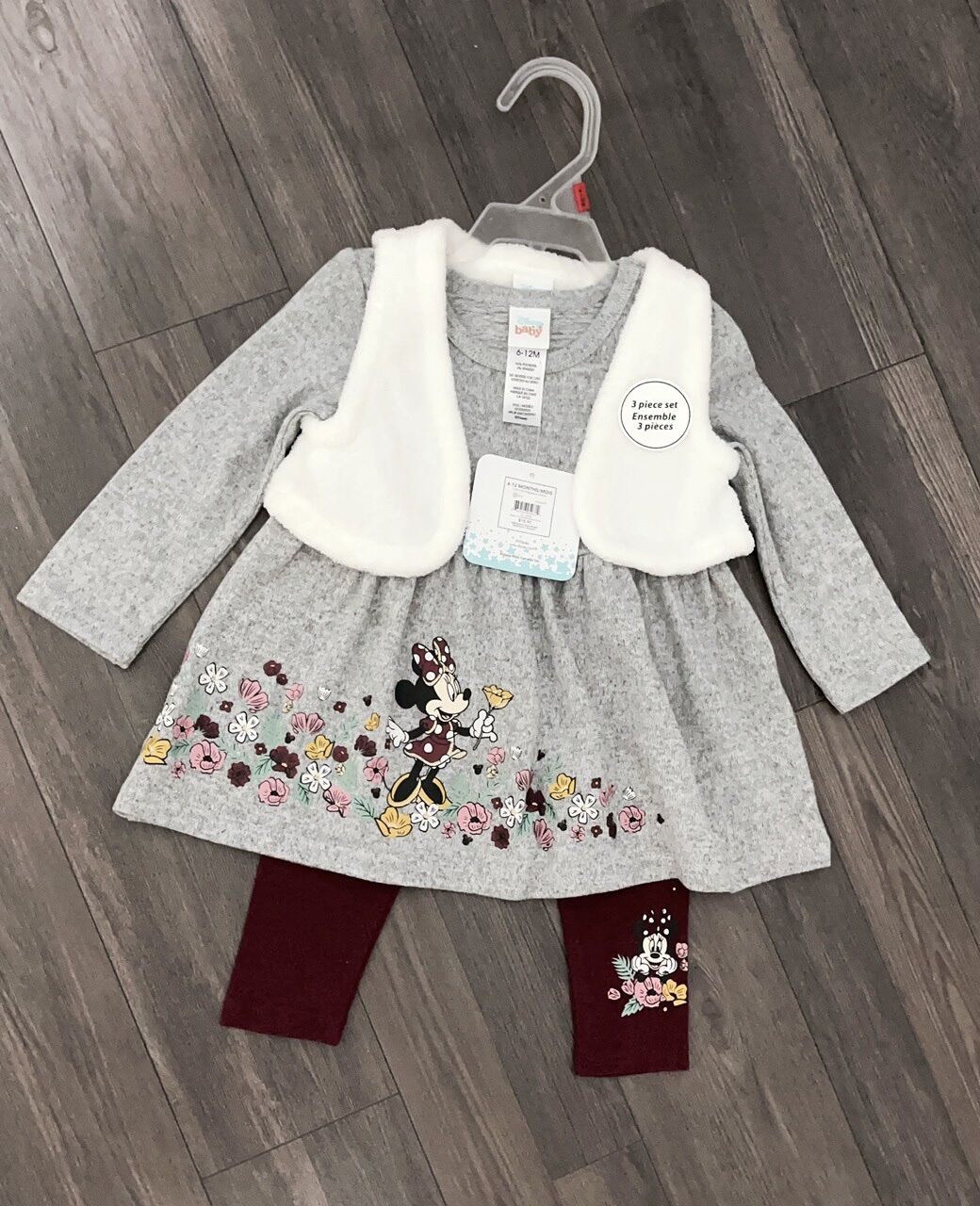 Set 3 chi tiết disney size 0/3m-18/24m