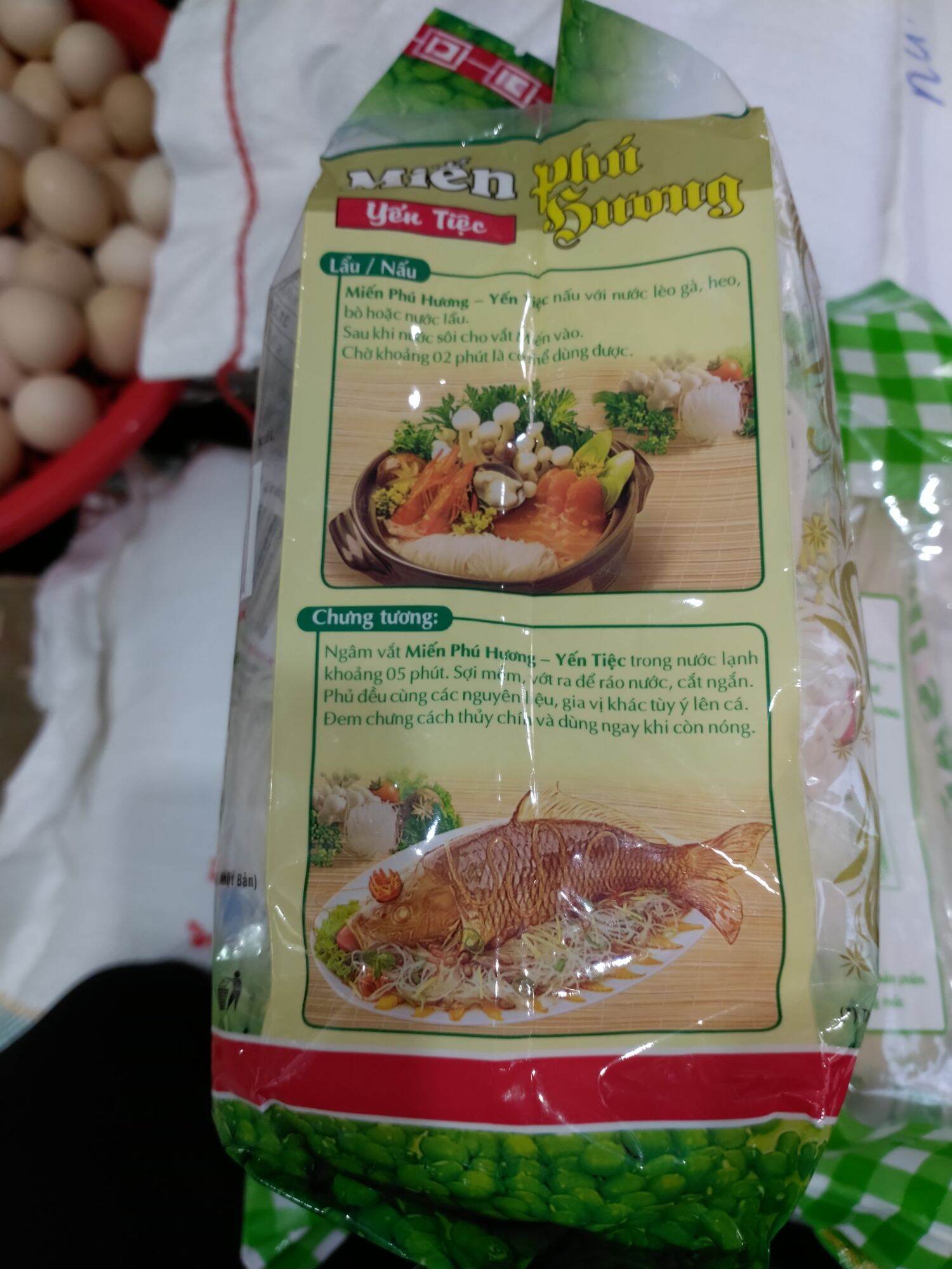 Combo 2 gói miến Phú Hương gói 210g