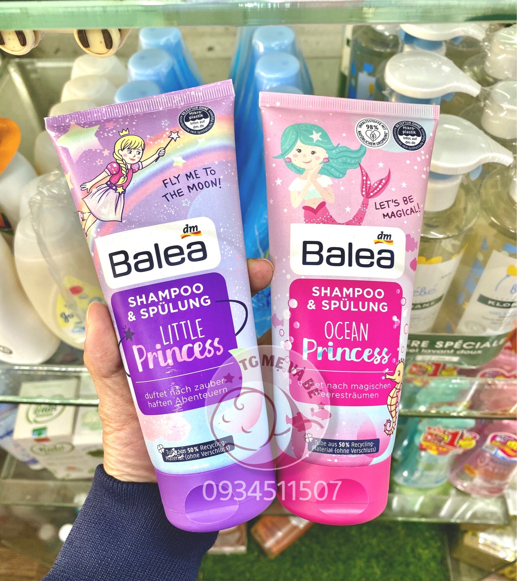 Dầu gội xả tóc balea công chúa nhỏ 200ml đức