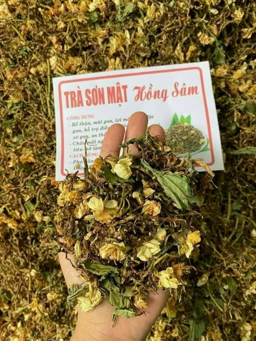 Trà sơn mật hồng sâm