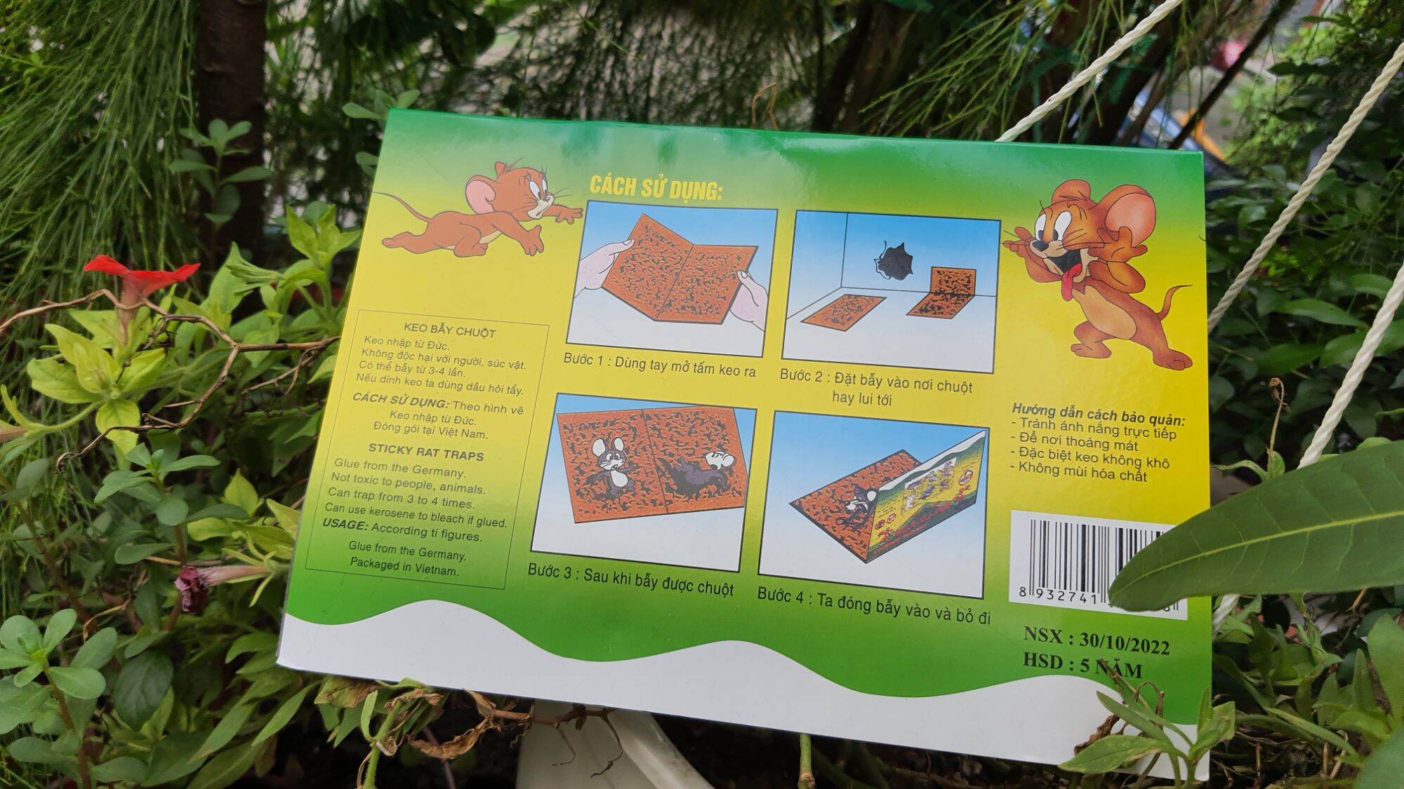 miếng keo dính chuột siêu bẫy chuột hiệu quả