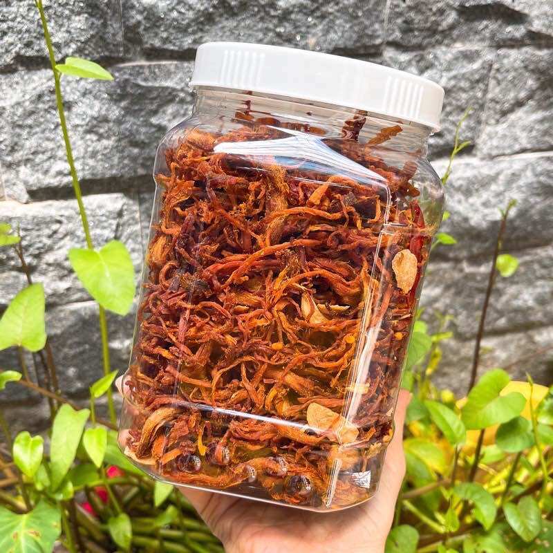 KHÔ HEO CHÁY TỎI LOẠI 1 ( Thơm ngon - Đậm vị )