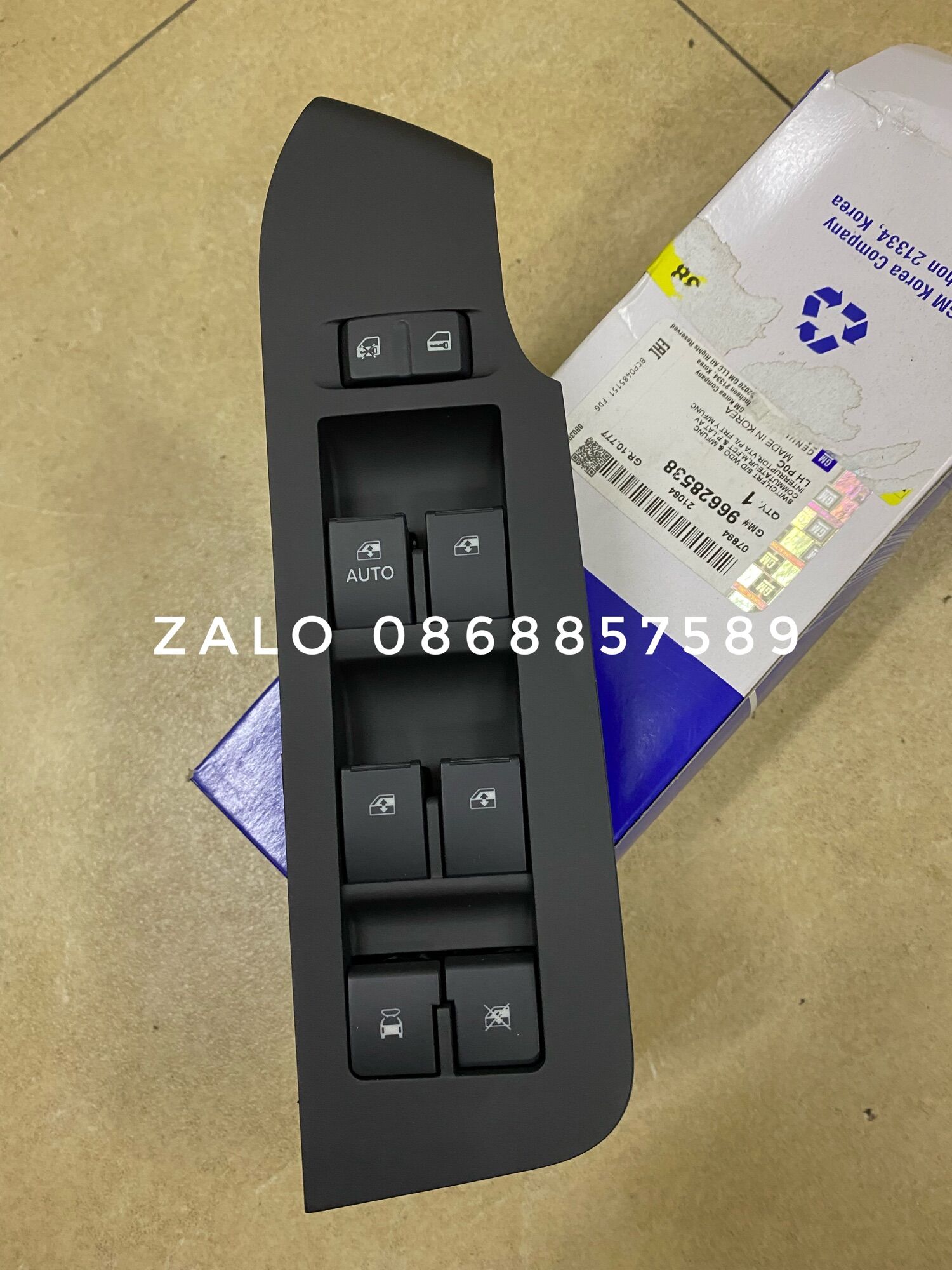 Công tắc nâng kính cửa trước lái Captival xịn Gm:96628538