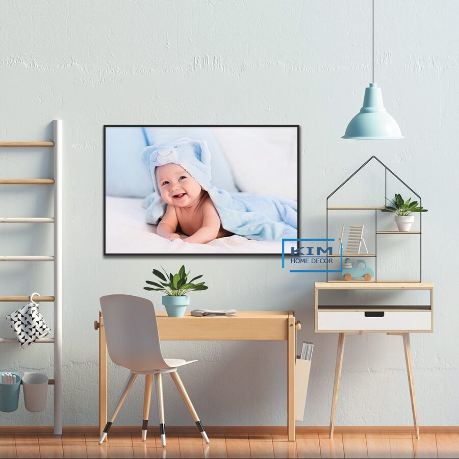 decal dán tường hình em bé dễ thương 40 x 60