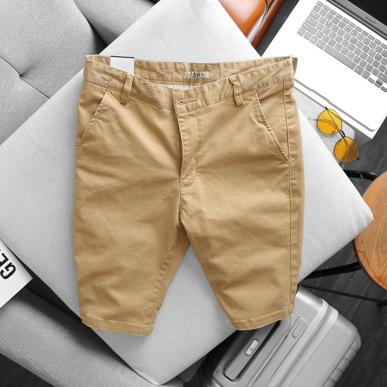 Quần short kaki ZARA nam cao cấp
