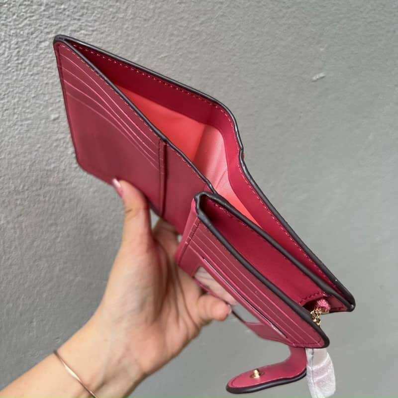 Ví C0ach cầm tay họa tiết hoa siêu đẹp