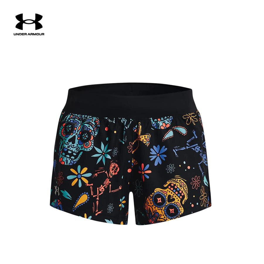 UNDER ARMOUR Quần ngắn thể thao nữ Launch Sw 3" Day Of The Dead 1369467-001