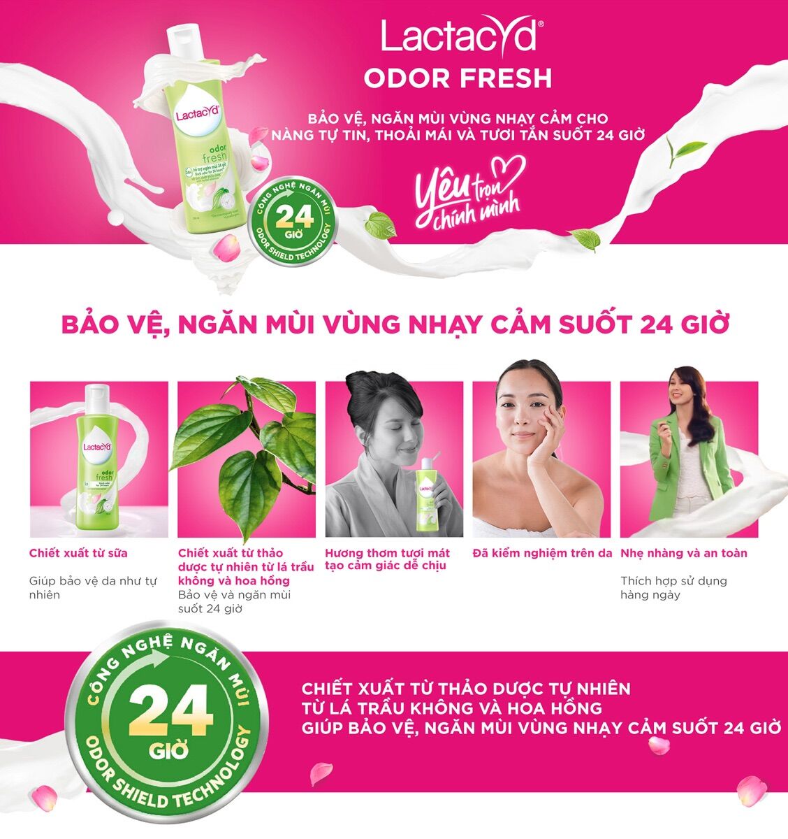 Dung Dịch Vệ Sinh Phụ Nữ Lactacyd - 250ml