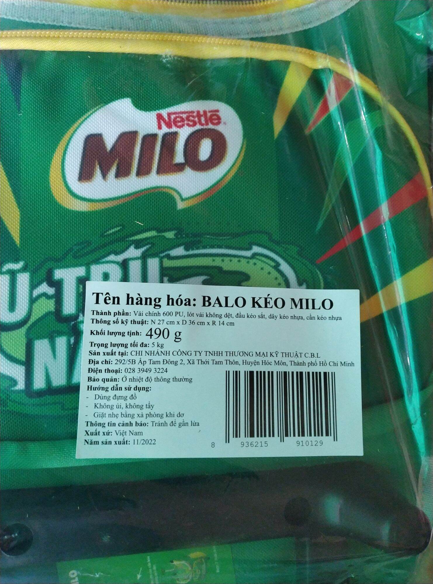 BALO CẦN KÉO MILO
