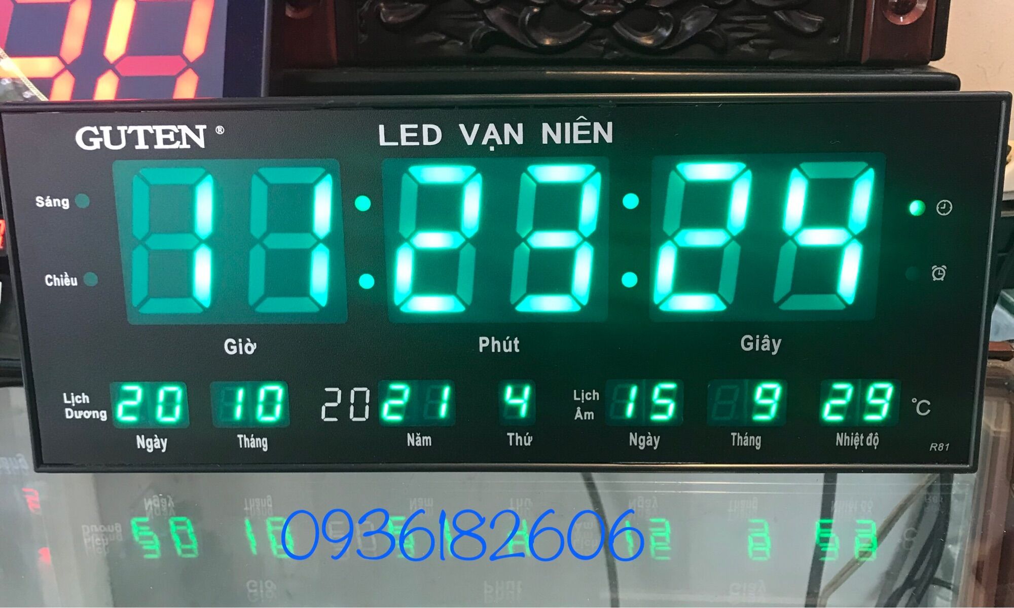 ĐỒNG HỒ LED VẠN NIÊN GUTEN