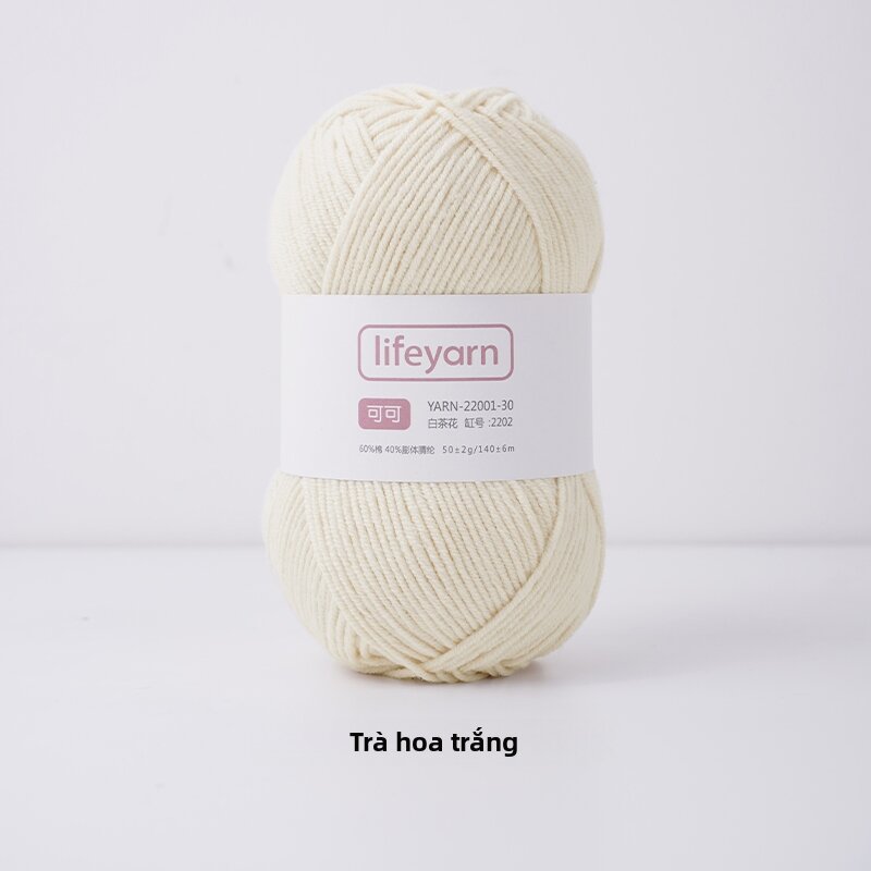 LIFEYARN | Sợi Len Bông Sữa Cacao DIY