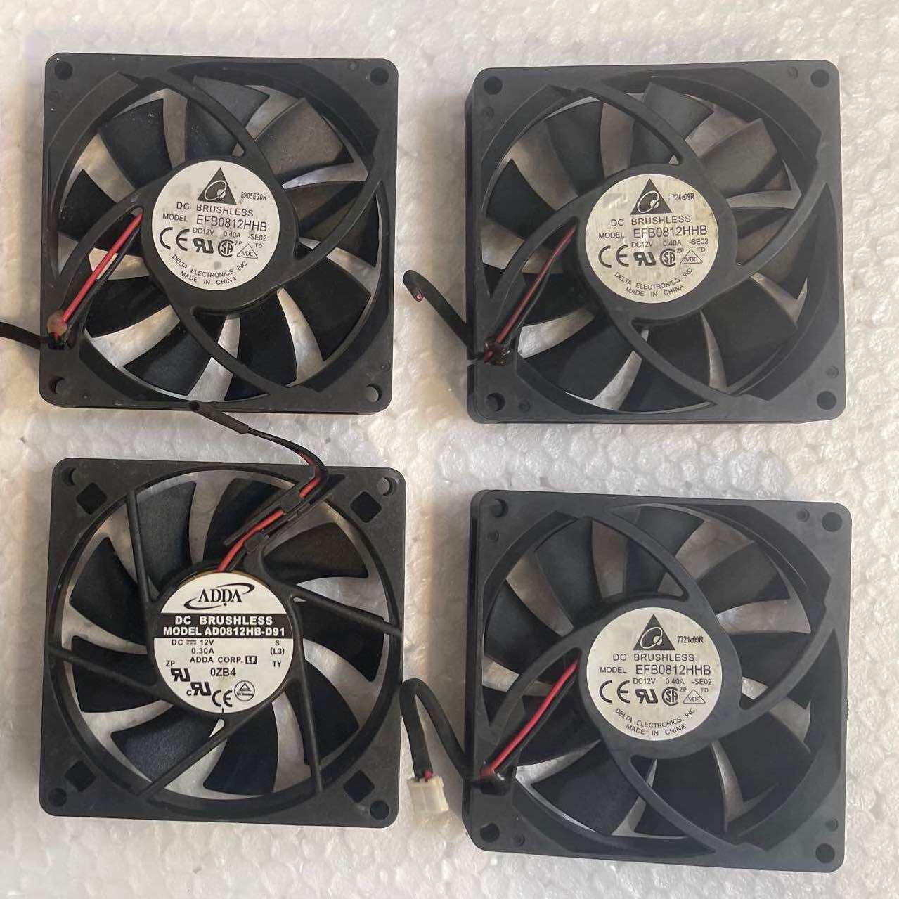 Quạt fan tản nhiệt fan 8 kích thước dòng từ 0.2a đến 0.5a
