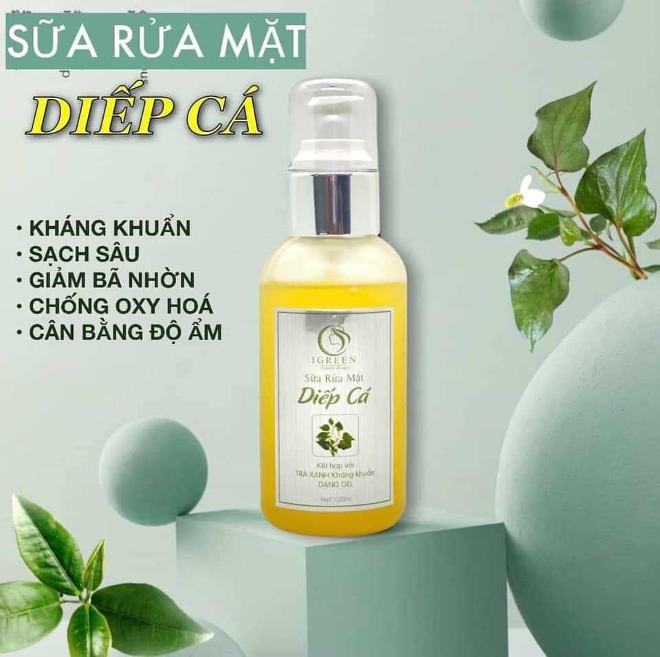 Sữa rửa mặt diếp cá