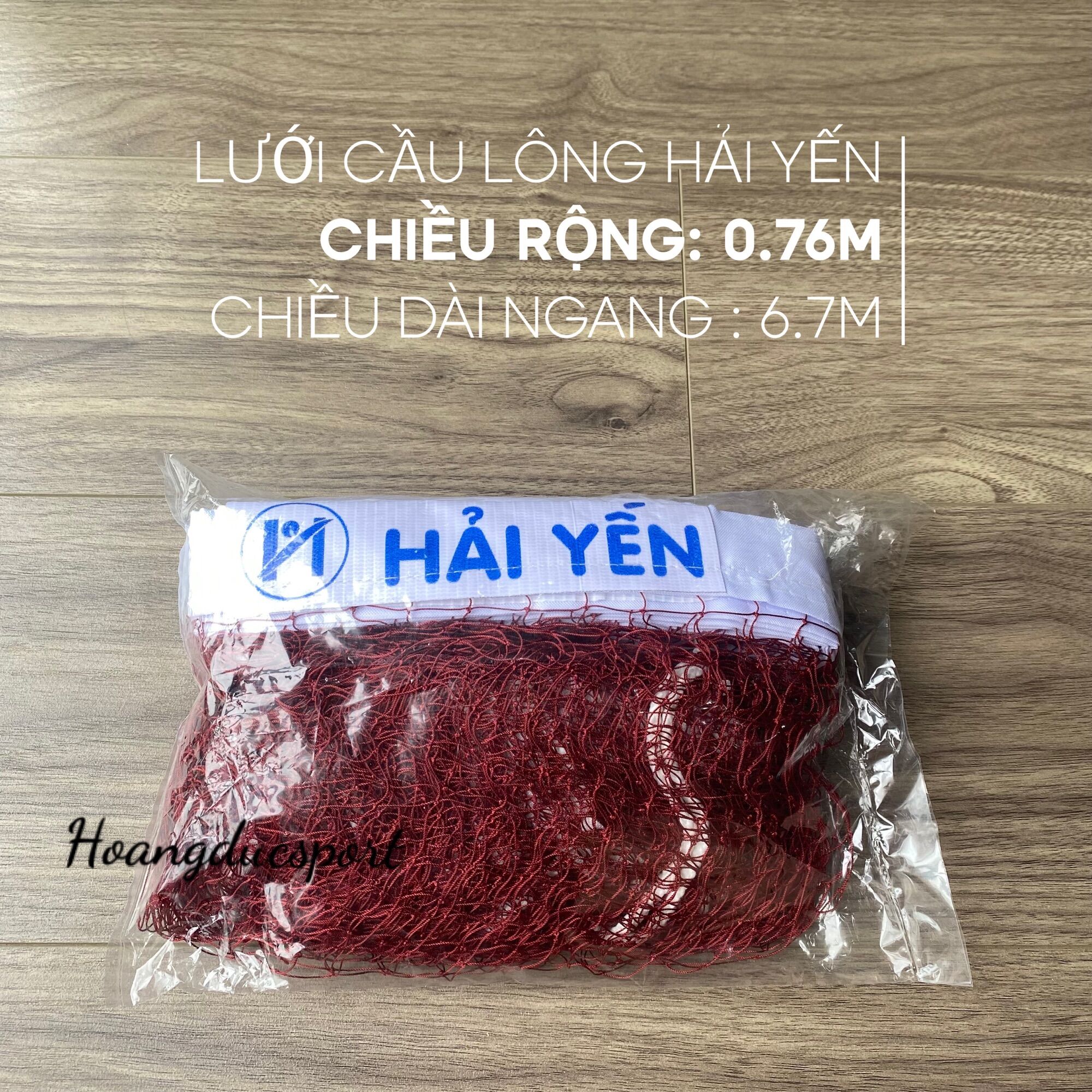 Lưới cầu lông Hải yến - chuẩn thi đấu, chính hãng, giá rẻ