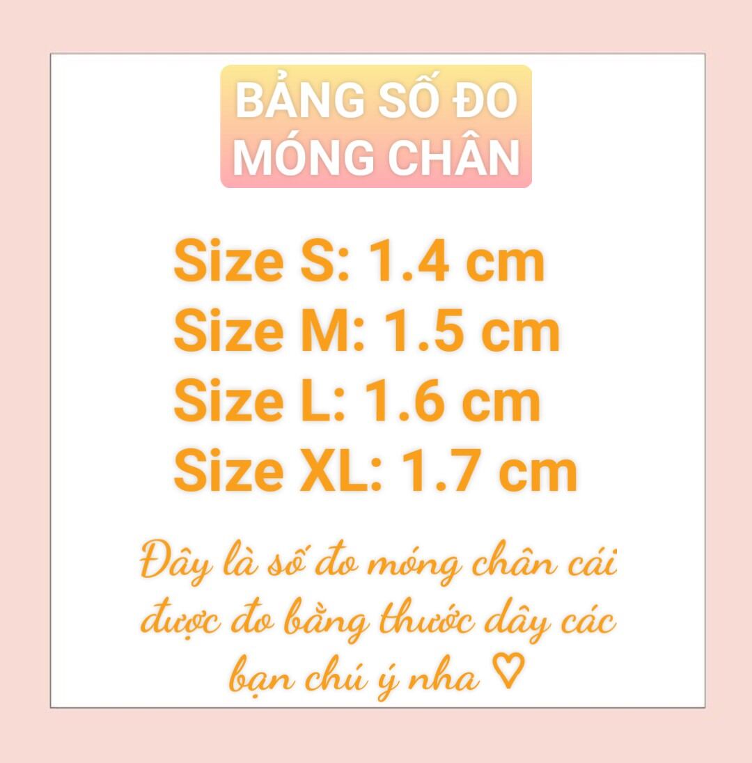 Móng chân giả 5 mẫu đỏ đậm tặng kèm keo dán móng