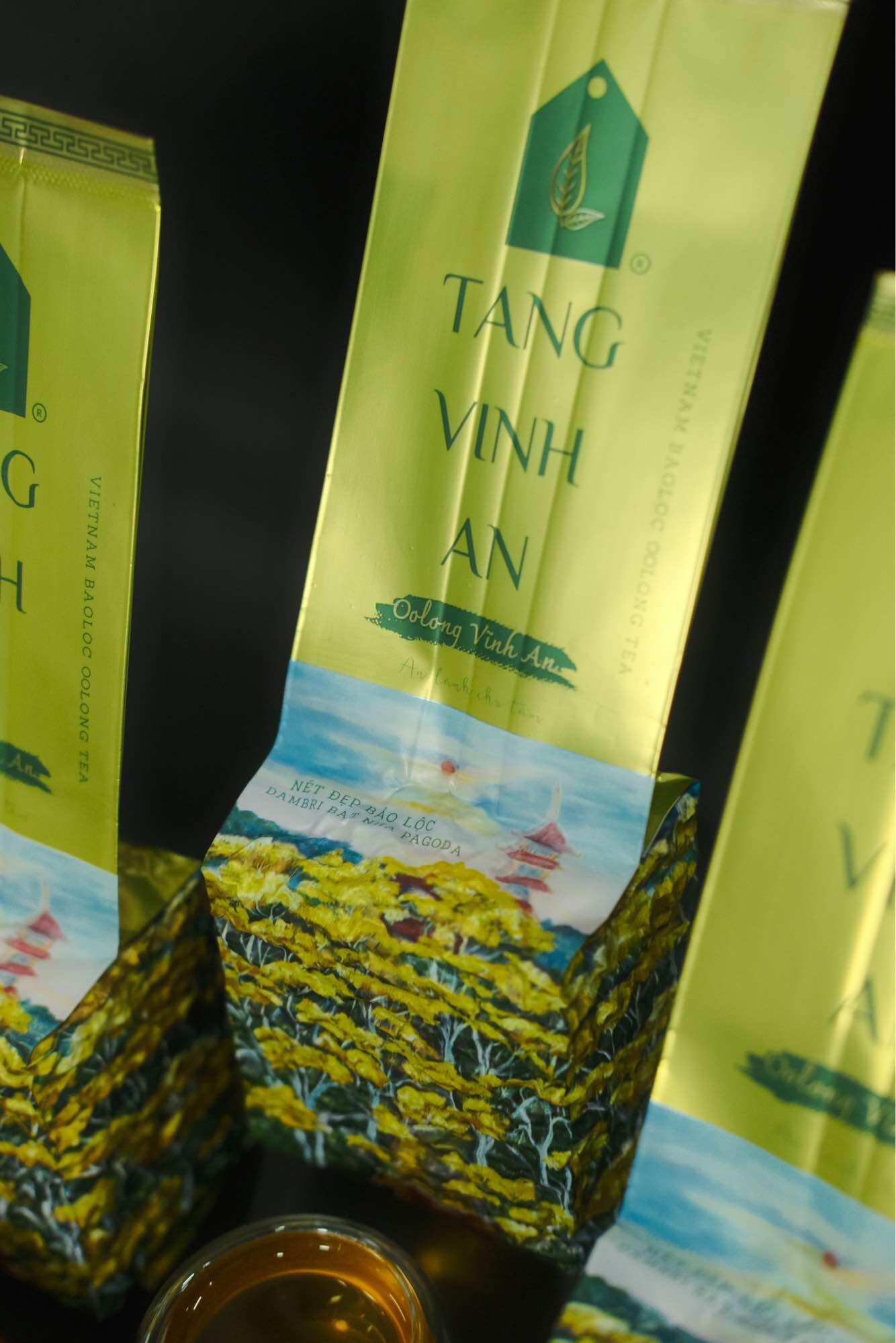 Trà Olong Vĩnh An - Trà Ô long Bảo Lộc  ( Túi 250gr)