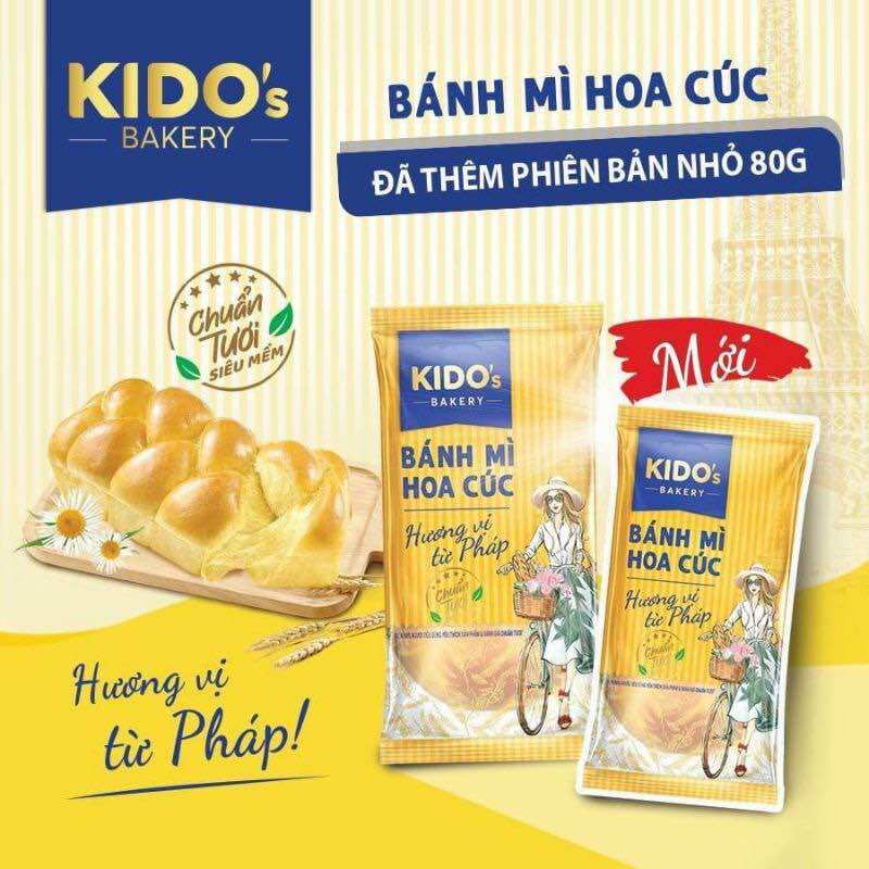 Date mới mỗi ngày] Combo 5 cái Bánh mì tươi Kido's Bakery vị Hoa Cúc