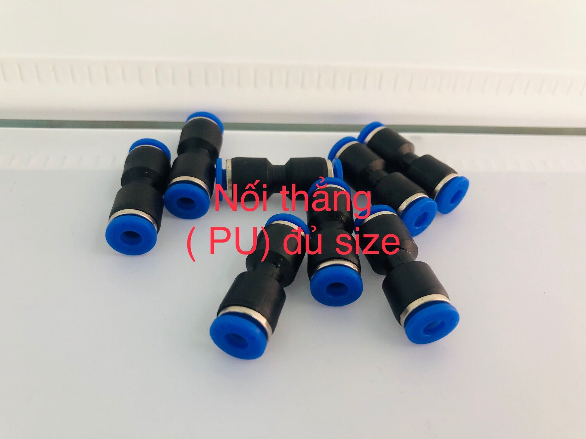 [HCM]NỐI HƠI ỐNG 2 ĐẦU-Khí Nén (PU)