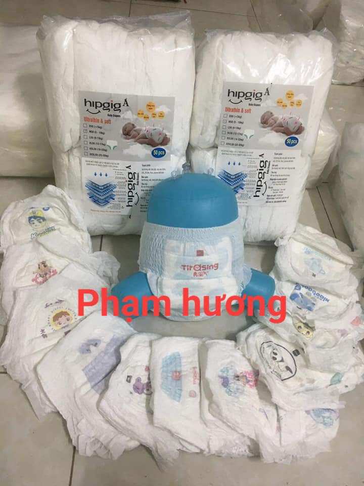 Combo 100 bỉm tả quần Hipgig A loại 1